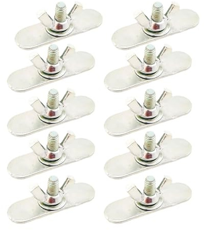 Gralara 10 Tornillos con Forma de Mariposa para El Kit de Sellado de Ventanas de Aire Acondicionado, Piezas Fáciles de Usar.