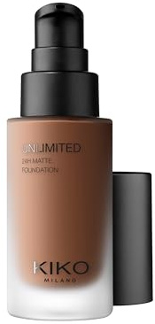KIKO Milano Unlimited 24H Matte Foundation 10 NR, Fond De Teint Mat Fluide Longue Tenue Jusqu’À 24 Heures