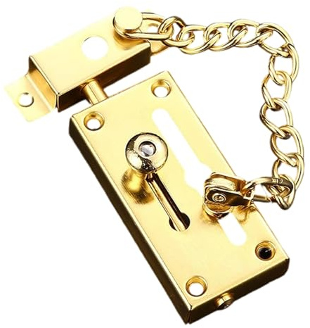 Heavy-Duty Stainless Steel Security Chain Adjustable Rustproof Door for Gates Homes & Garages Heavy Type Door Chain