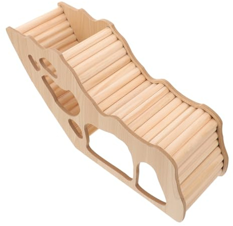NUOBESTY Maison pour Hamster Cachette pour Cochon Maison Bois pour Petits Animaux Accessoire pour Cage