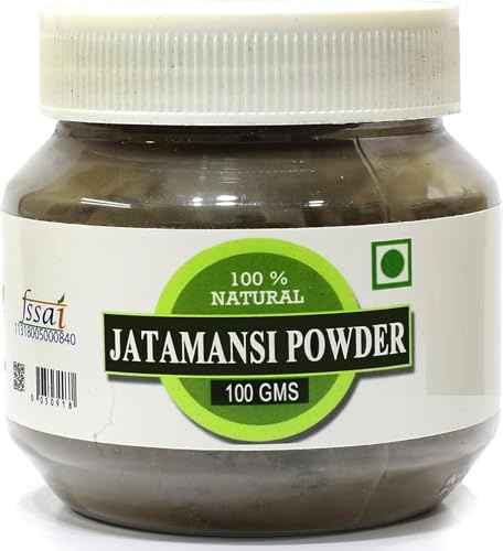 HK Jatamansi - Polvere di Jatamansi, naturale e pura, erba ayurvedica per la crescita dei capelli, la salute della pelle e il sollievo dallo stress, qualità, senza sostanze chimiche, supporta memoria