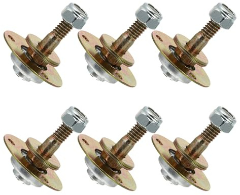 GARVALON 6 Piezas Cojinetes de Mecedora Rodenamientos para Mecedoras de Planeador Hierro Revestimiento