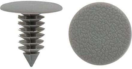 Sourcingmap, 50 rivetti a pressione in plastica grigia da 8,5 mm per auto