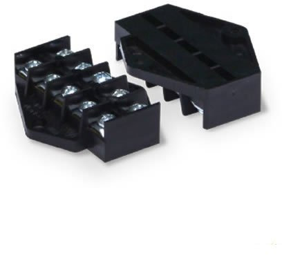 Klemmleiste Schraubklemmen für Sicherungskasten 4, 5 Wege 8x 10x 4mm² bis 16mm² (ZO-4/4)