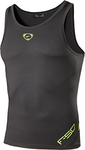 jeansian herr sport ärmlös t-shirt strand linne tanktops fitness träning väst LSL3306, Lsl3306_mörkgrå, XXL