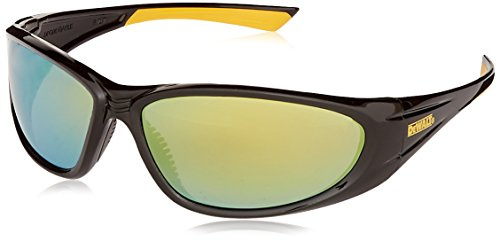 DEWALT DPG98 Gable™ Safety Glass - Black/Yellow Frame - Yellow Mirror Lens
