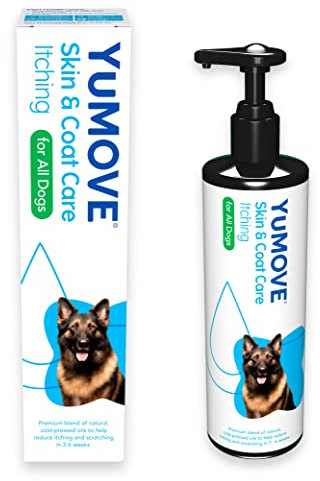 YuMOVE Skin & Coat Care Itchy Skin Soothing Supplement, Anti Itching for Dogs with Sensitive Skin and Irritation, Enriched with Salmon Oil, 250ml