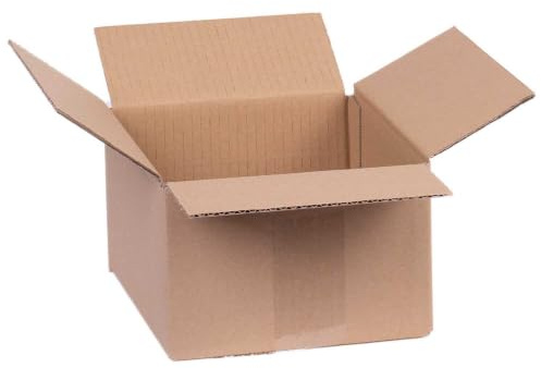 smiley pack 300 Stück Faltkartons 220 x 170 x 110 mm braun | Versandkarton aus Wellpappe 1 wellig – Verpackungskartons 22 x 17 x 11 cm – Pappkarton Versandbox Paket Päckchen