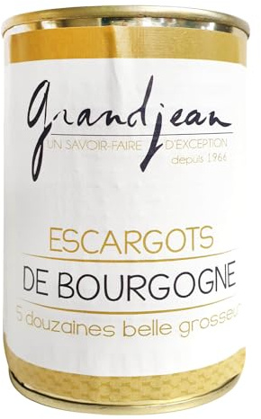 Escargots de Bourgogne 5 douzaines Belle grosseur - Conserve - Grandjean