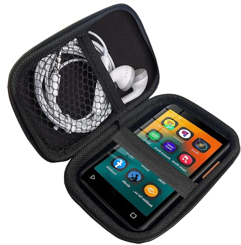 Blueshaweu Kompatibel mit Innoasis G1 Schutzhüllen, Reise- und Aufbewahrungskoffer, Hard Case kompatibel mit Innioasis G1 / G3 4 Zoll / IERO B9 4 Zoll Full Touch Screen MP4 MP3 Player (Schwarz)