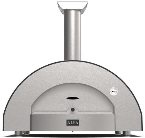 Alfa Forni Barbecue a Carbonella Modello Alfa ForniClassico 4 Pizze legna Ardesia Grigio