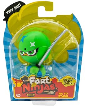 Fart Ninjas by Funrise Furz-Ninja |NA Yu Stank Serie 8 Sammelfiguren | 10 urkomisch realistische Furzger?usche | Alter 5+ Geschenke & Spielzeug 8 zum Sammeln