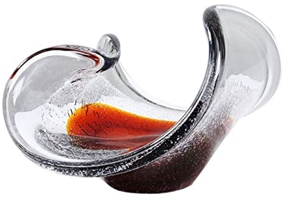 guiling-1986 Fruteros de Cocina Plato de fruta artístico de forma Irregular, bandeja de almacenamiento de Bol de fruta de cristal grande, adornos modernos for decoración del hogar Cesta de Frutas