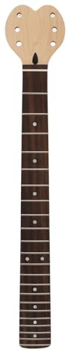 ZLXHDL E-Gitarrenhals, Herzförmiger Palisander-Griffbrett, Mahagoni-Gitarrenhals für Junior SG
