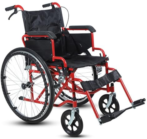 Ultraleichter Transportrollstuhl, Rampe Rollstuhl, Rollator Schmal Für Wohnung,Reiserollstuhl, Belastbarkeit 100 Kg, Für Die Wohnung Und Unterwegs