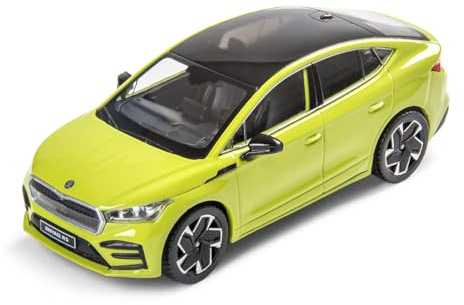 Skoda 5LE099300G6E Modellauto Enyaq Coupé RS Miniatur, Maßstab 1:43, grün