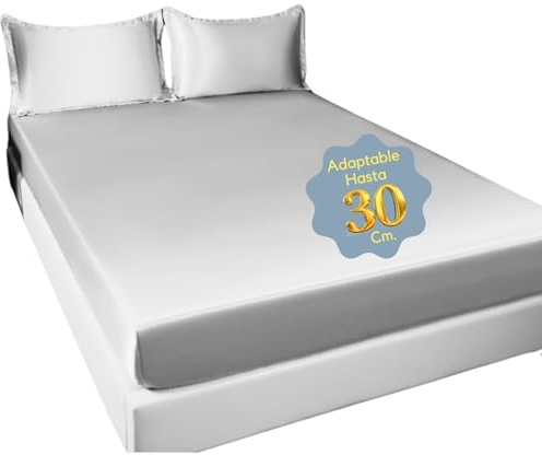 QWell® Coprimaterasso | Fodera traspirante con cerniera | fino a 30 cm di altezza | Protegge da acari, polvere, sudore | anallergico, non impermeabile, senza cuscini (bianco, 80 x 190 – 200)