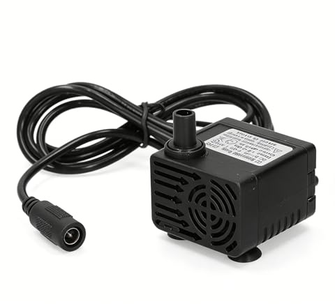 Bomba sumergible sin escobillas de bajo ruido para acuarios y circulación de agua, elevación de 1,2 metros, tasa de 500 l/h, potencia de 12 V 5 W