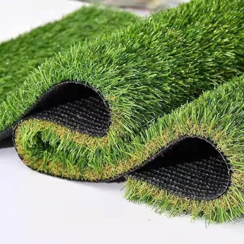 GAOBINGB Gazon Artificiel de qualité supérieure, 20 mm de Hauteur, pour Jardin, terrasse, Balcon, Gazon synthétique pour Jardin, pelouse, Paysage, Patio, 2 x 2 m