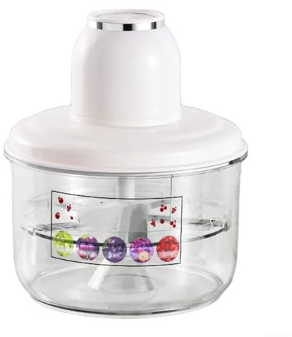 Máquina peladora eléctrica de uva, pelador automático de frutas y verduras, herramienta de cocina, recargable, batería de 1300 mAh, funcionamiento táctil (blanco)