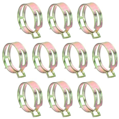 QUARKZMAN 10 Piezas Abrazaderas Muelle Tipo Banda 46mm Clip Muelle | Abrazadera Para Manguera Combustible, Para Manguera Silicona, Abrazadera Para Tubo Vacío, Clip Colorido
