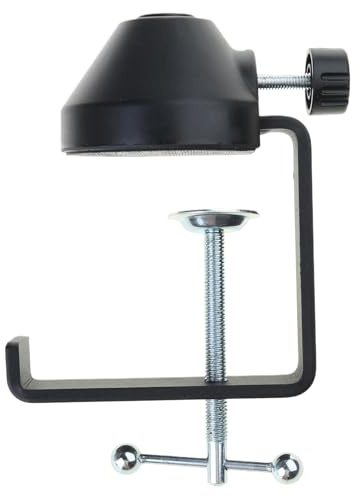 Table Mount Clamp Heavy-Duty Cantilever Bracket For Microphone Suspension Boom Scissor Arm Stand Holder Cantilever Bracket Desktop C Shape Table Mount Clip For Suspension Boom Arm