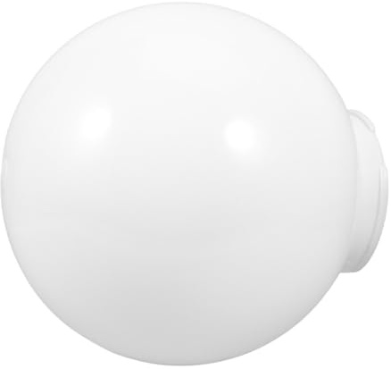 Lurrose Pantalla Lámpara Bola Redonda Acrílica para Colgante Esfera Decorativa para Iluminación Exterior Fácil Instalación Compatible con Lámparas de Pared y Postes