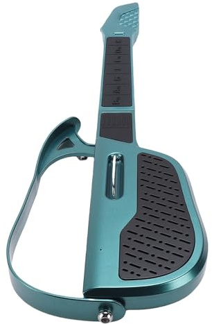 SPYMINNPOO Chitarra per Bambini, Toni Automatici Pieghevoli Commutabili Chitarra Classica Elettrica Senza Corde Giocattolo Strumento Musicale Giocattolo Educativo per Principianti (GREEN)