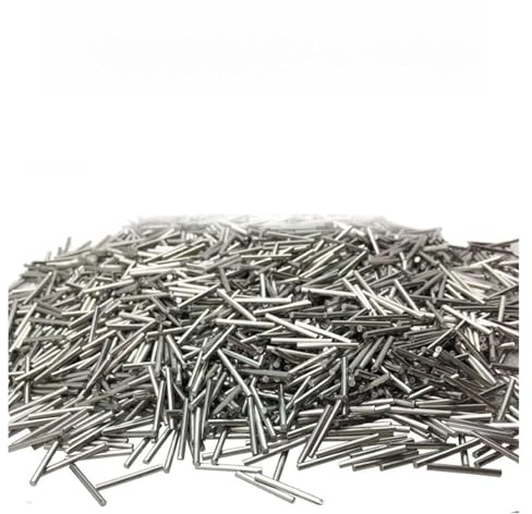 1 KG Mini broches Magnetic Tumbler Polisseuse Outils en acier inoxydable Aiguilles Polissage Bijoux Médias Outil de lapidaire industriel(0.5x5mm)