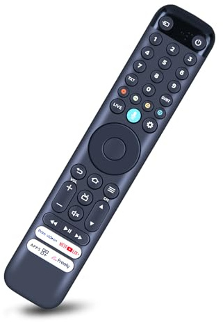 FQOUG RC833 Voice Replacement Remote Control Compatible With TCL TV RC833 CKB2 55PF650K 43PF650K 50PF650K 65PF650K 50C645 50C655 32SF560-UK 43SF560-UK 50T6C-UK