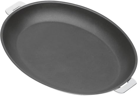 Cristel - POV35QE - Poêle ovale inox 35cm - Anti-adhérent Exceliss - sans poignée amovible -Collection Mutine