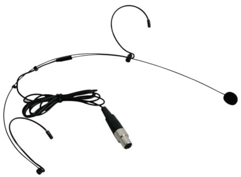 HQ-Power Microphone Serre-TÊTE pour ÉMETTEUR Portable MICW43 - Noir