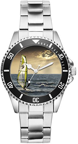 KIESENBERG Geschenk für Surfer Windsurfer Uhr 6102