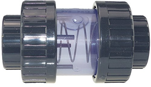Plimat PVC Rückschlagventil transparent 50 mm