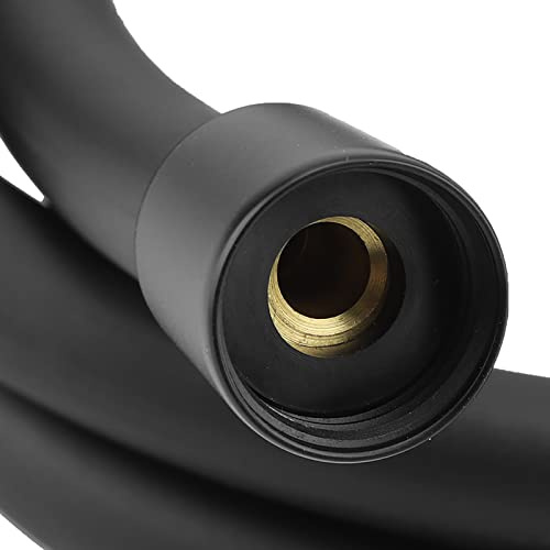 1,5 mt schwarzer Duschkopf Schlauchschläuche - flexible PVC Bad-WC-Handbrause Sprayer, Verlängerung, Ersatz, explosionssicher