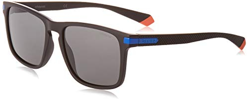 Polaroid PLD 2088/S 0VK MATTE BLACK BLUE, 55, RECTANGULAR, Polarized