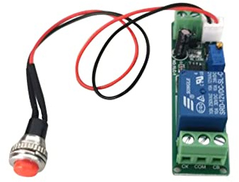 Zeitschalter 12v einstellbar, MAGT DC 12V verstellbare Zeitgeberverzögerung Zeitgeberrelais-Zeitschalter 1 10 Sekunden für Zeitgeberbetriebsgeräte von Robottern ausschalten