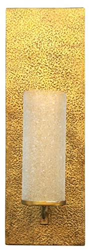Pflanzen Kölle Kerzenhalter für die Wand, Gold, Aluminium, Höhe 94 cm, B 31 cm