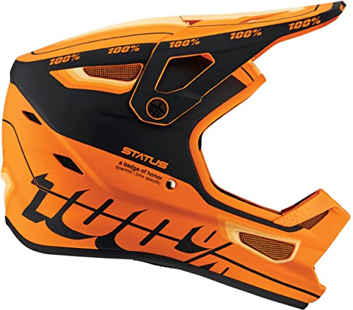 100% Downhill MTB-Helm Status Orange Gr. XL