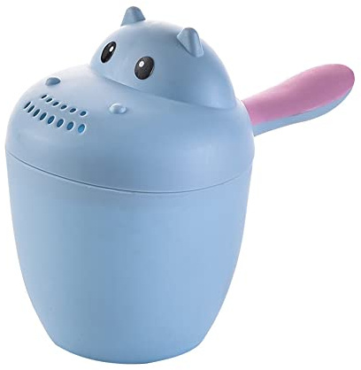 Surakey Bicchiere di risciacquo per bambini,Sciacquatrice per shampoo Bagnetto Bordo morbido Sciacquatrice per bagnetto Lavaggio Tazza per capelli Doccia per bambini Baby Shower Paletta per acqua