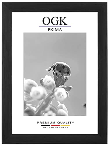 Online-GalleryKing OGK Holz Bilderrahmen 50 x 150 cm in Kiefer Schwarz | Foto | Poster | Puzzle | Galerie | Rahmen