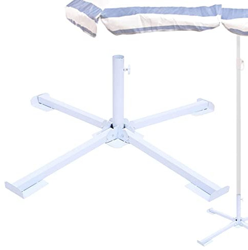 YTGER Pied de parasol de sol - Pied de parasol portable et pliable | Accessoire de plage facile à utiliser
