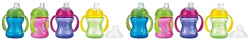 Nuby - Swirl-Auslaufbecher 6m - 1 Stück (Packung mit 2)