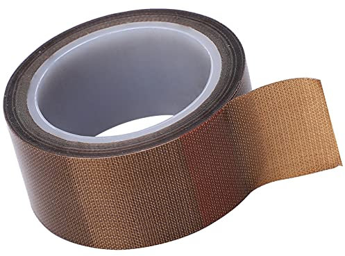 PTFE-Band, Hochtemperatur-Tuchisolierung, Kleberolle, Verbrauchsmaterialien für Vakuumiermaschinen, Teflonband, Premium-PTFE-Band für Vakuumiermaschinen und Mehr (Dicke 0,13 *
