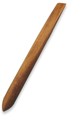 11 Inch Wooden Sourdough Bread Mixing Stir Stick Spurtle, Sourdough whisk Sourdough Bread Making Tools Baking supplies,Acacia Wooden Spatula Paddle Stirring Stick for Kitchen Cooking (1)