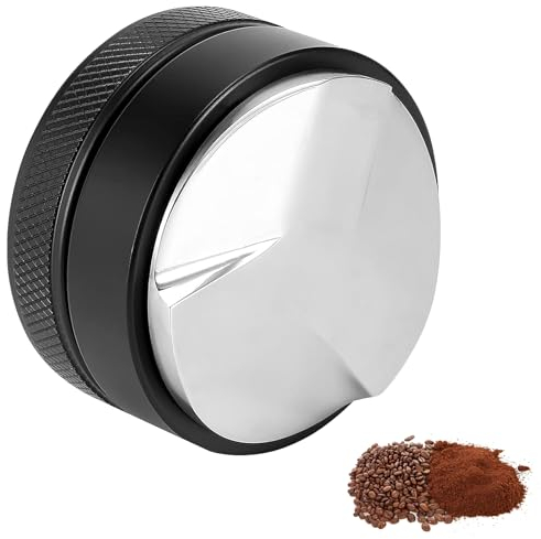 MINSHUXI Distribuidor de Café 51mm, Nivelador de Café de Acero Inoxidable 304 para Accesorios Portafiltros para Cafetera