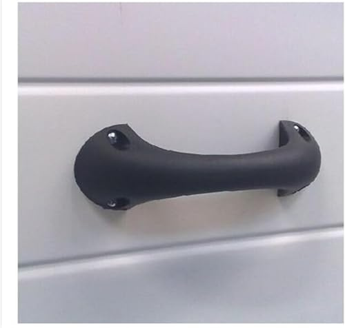 Cunluna Garagedörr plasthandtag industriellt dörrhandtag garage dörrhandtag klassiskt dörrhandtag (svart)