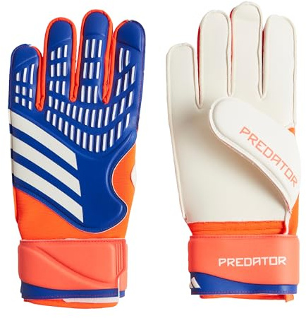 Adidas Unisex Torwarthandschuhe Predator Match, Lucid Blue/Solar Red/Weiß, 9