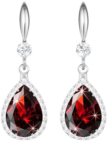 Linawe Tropfen Ohrringe Damen Hängend - Gold Silber Rosegold Schmuck, Diamant Kristall Hochzeit Modeschmuck