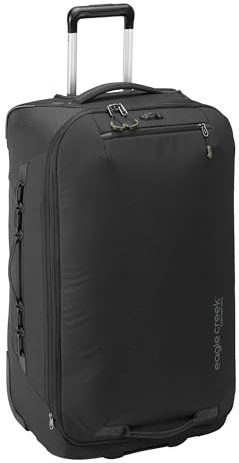 Eagle Creek Expanse 2-Wheel Luggage - Large Rolling Suitcase for Extended Travel - Heavy Duty Wheels - Strong Grab Handles - Telescoping HandleMidnight Black